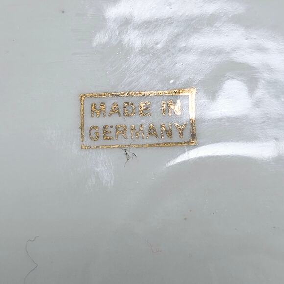 Antique Celery Tray Made in Germany Gold Trim Hand Painted Roses - Picture 5 of 7